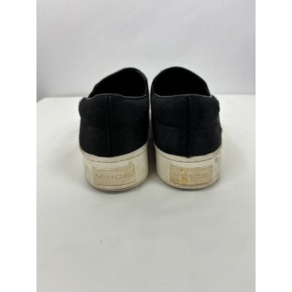 Vince Berlin Ponyhair Slip On Sneakers Black 8 38 Flatform Platform Fur - Picture 6 of 7